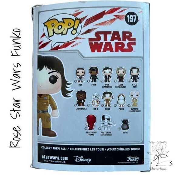 Star Wars - The Last Jedi - Rose Funko Pop #197 - Picture 6 of 9